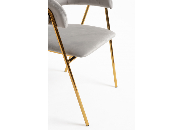 Silla Mihu Gold Terciopelo