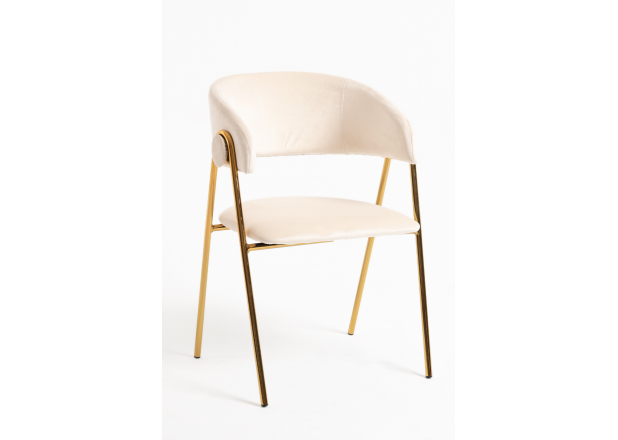 Silla Mihu Gold Terciopelo