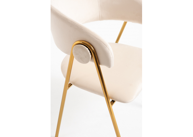 Silla Mihu Gold Terciopelo