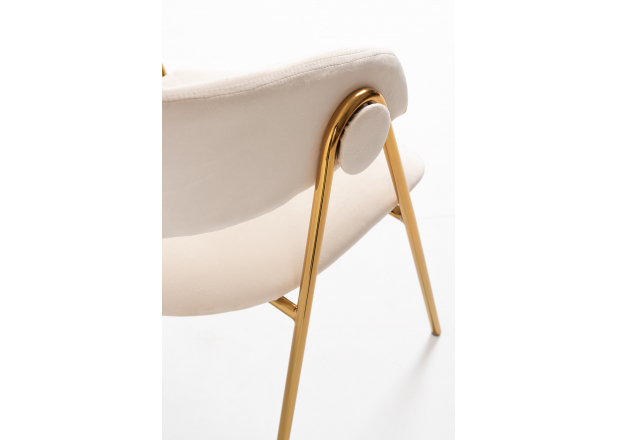 Silla Mihu Gold Terciopelo